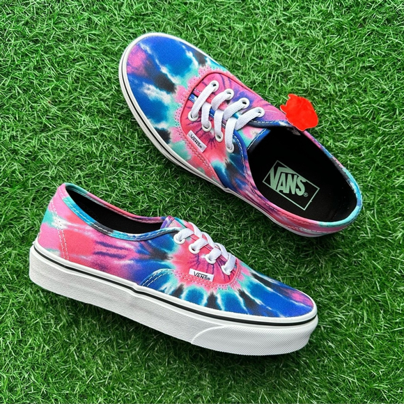 Vans Authentic Tie Dye Multi Color True White - Picture 4 of 7